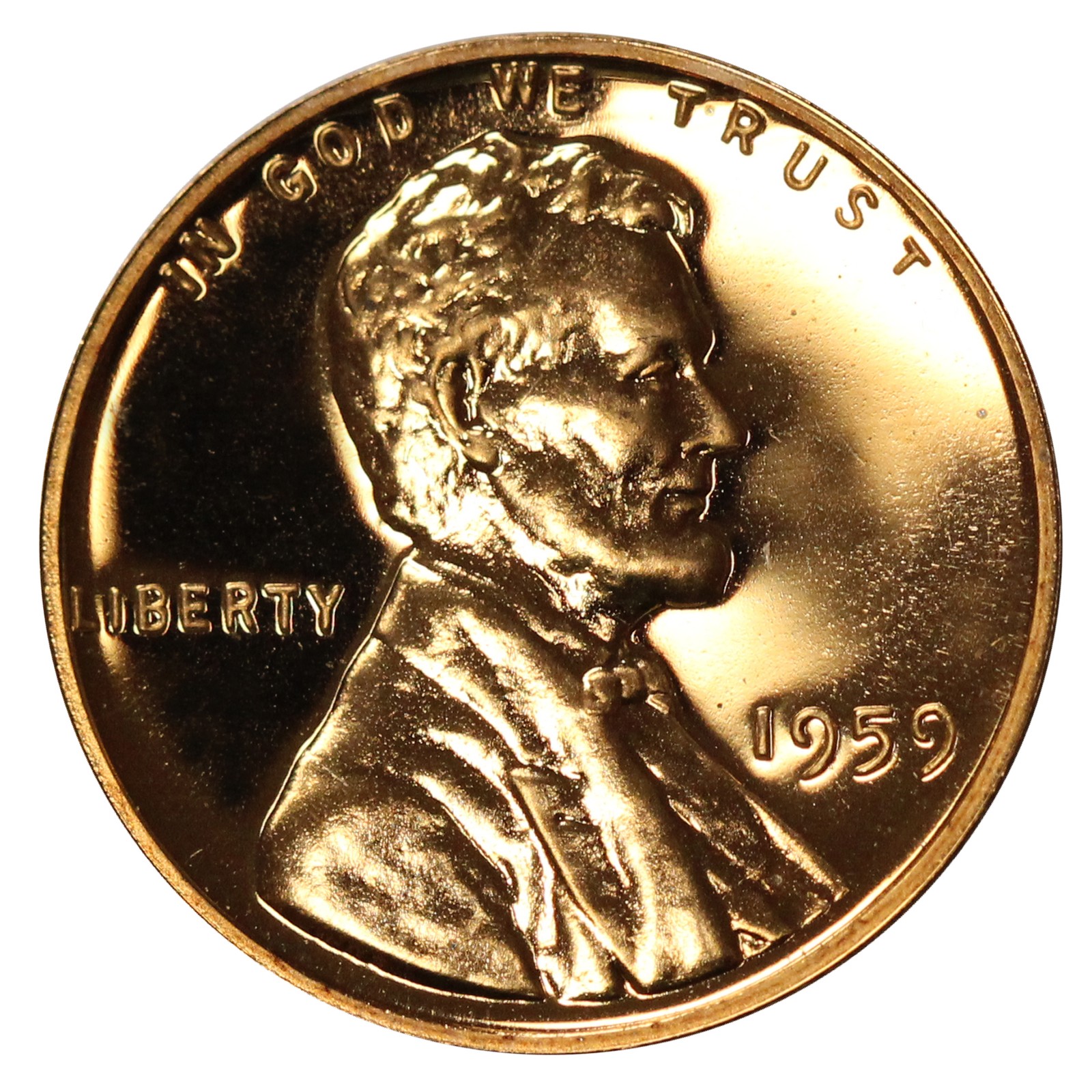 1959 Gem Proof Lincoln Memorial Cent  Brilliant US Coin