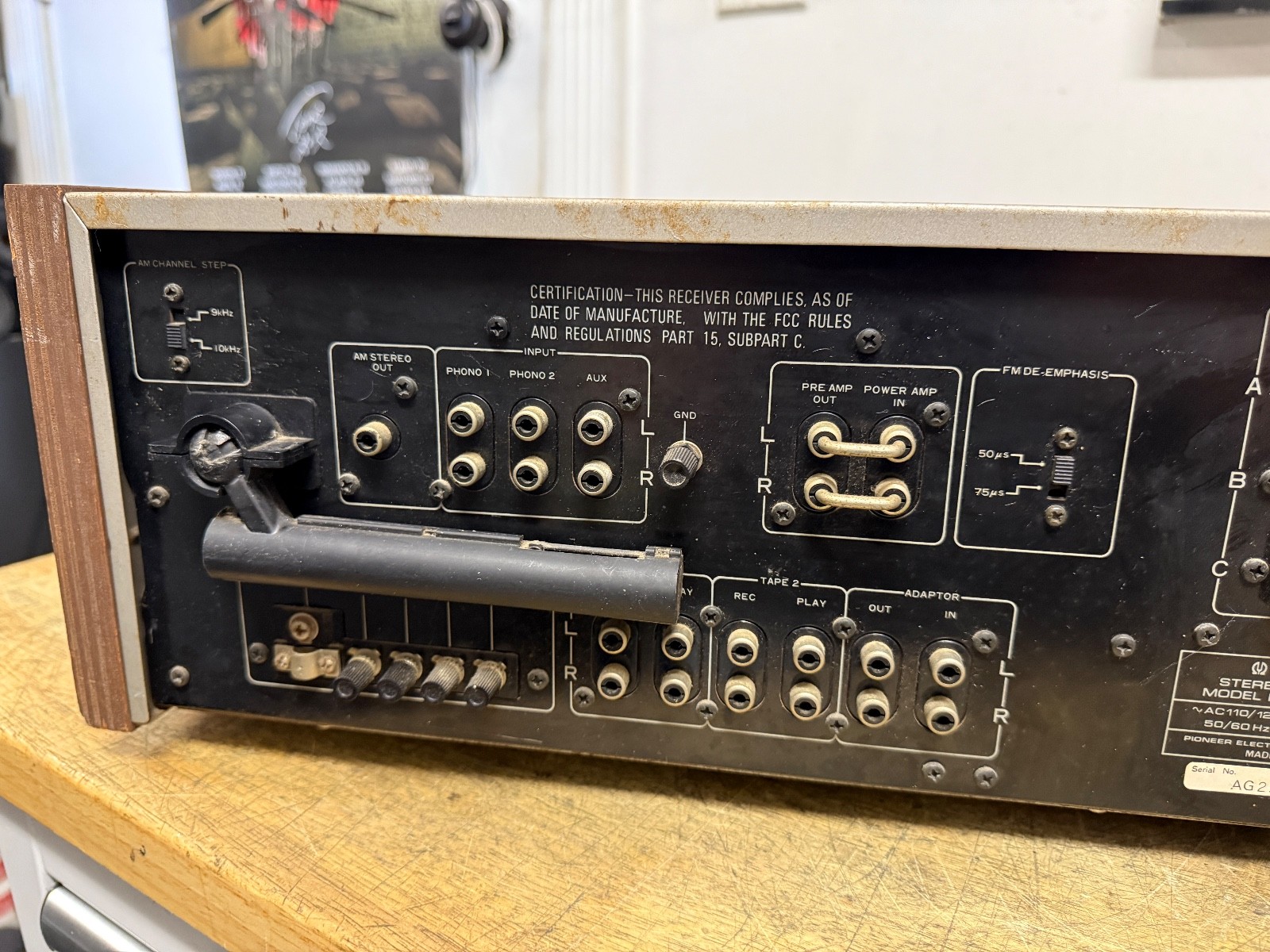 PIONEER SX-D7000 STEREO RECEIVER