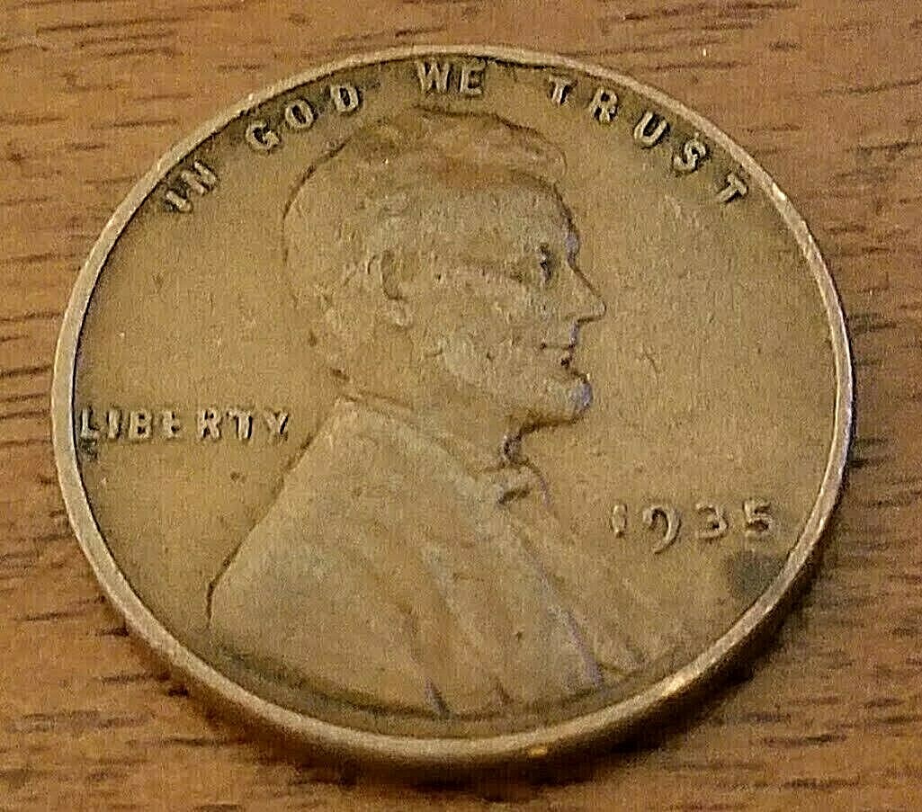LQQK!-1935 P 1CENT LINCOLN WHEAT-GOOD OR BETTER-STOCK PHOTO-LQQK!!