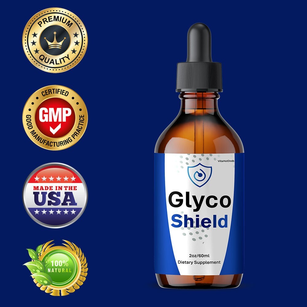 Glyco Shield All Natural Supplement, Max Strength , GlycoShield Drops (5 Pack)