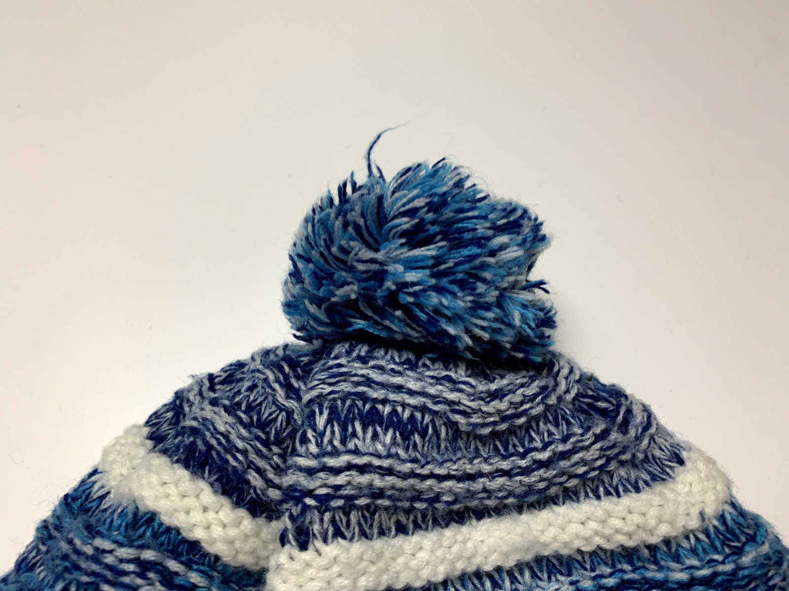 Swisscom Pom Pom Winter Beanie Blue Hat