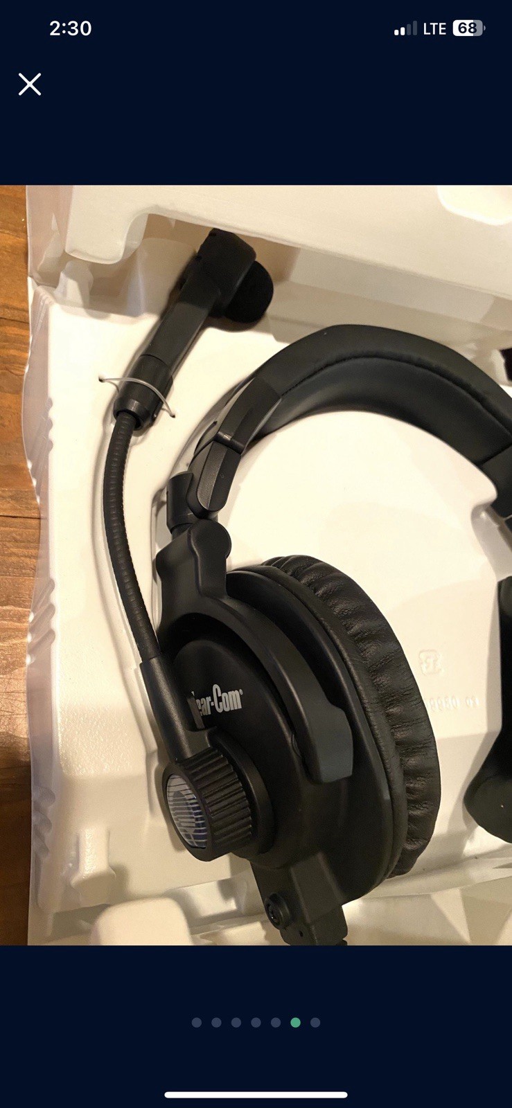 Clear-Com CC-400 Double-Ear Intercom Headset with Dynamic Microphone