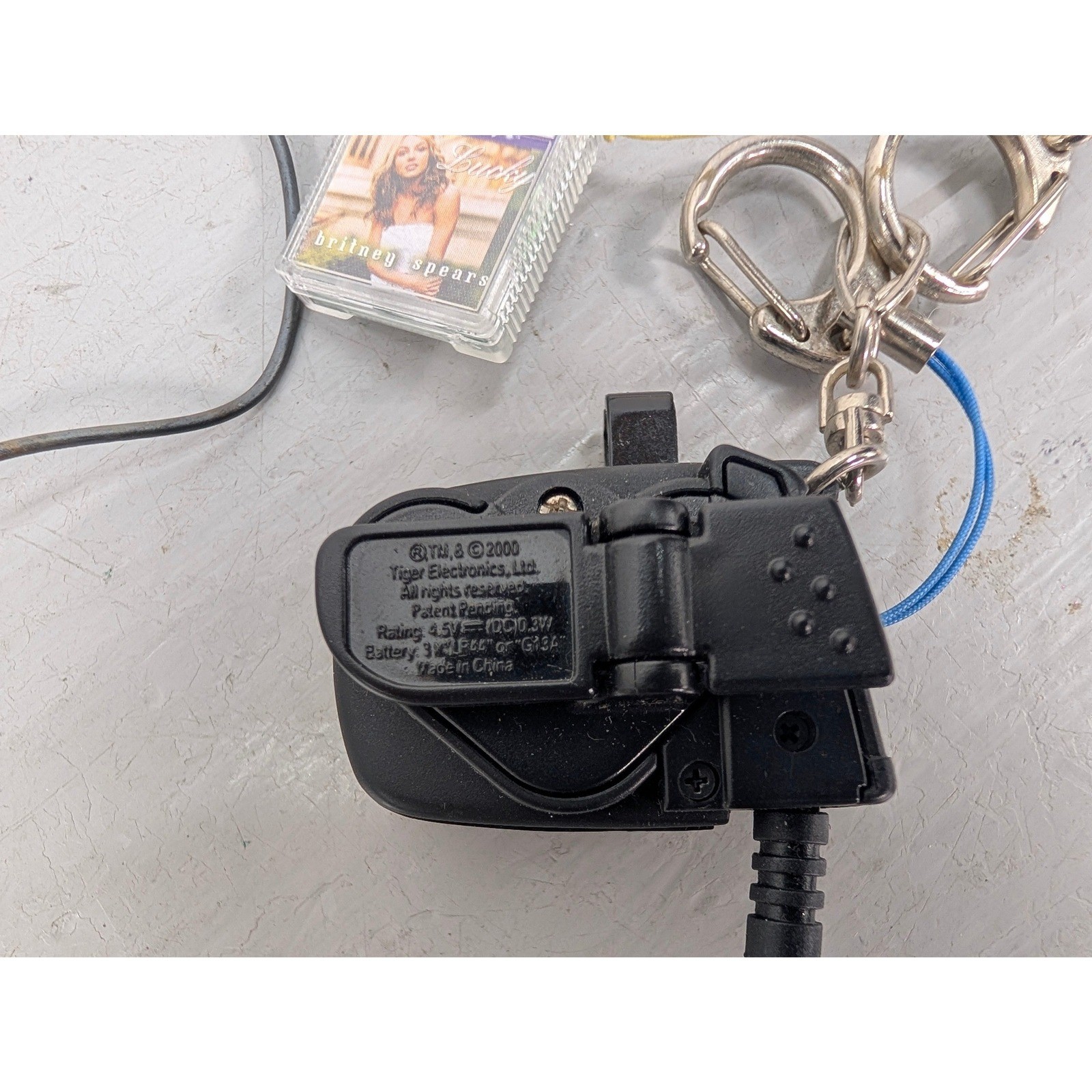 Vintage Tiger Electronics HitClips Player Britney Spears 2 Clips 2000's As Is