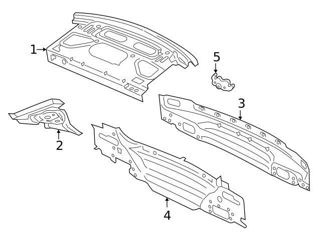 Genuine Ford Quarter Panel Vent EM2Z-58280B62-A