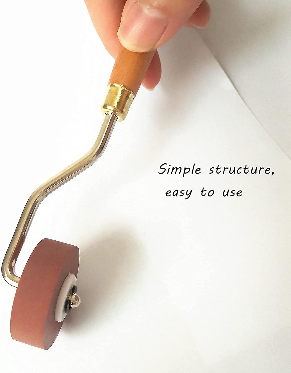 Rubber Brayer Roller for Printmaking, Ideal for anti Skid Tape Construct