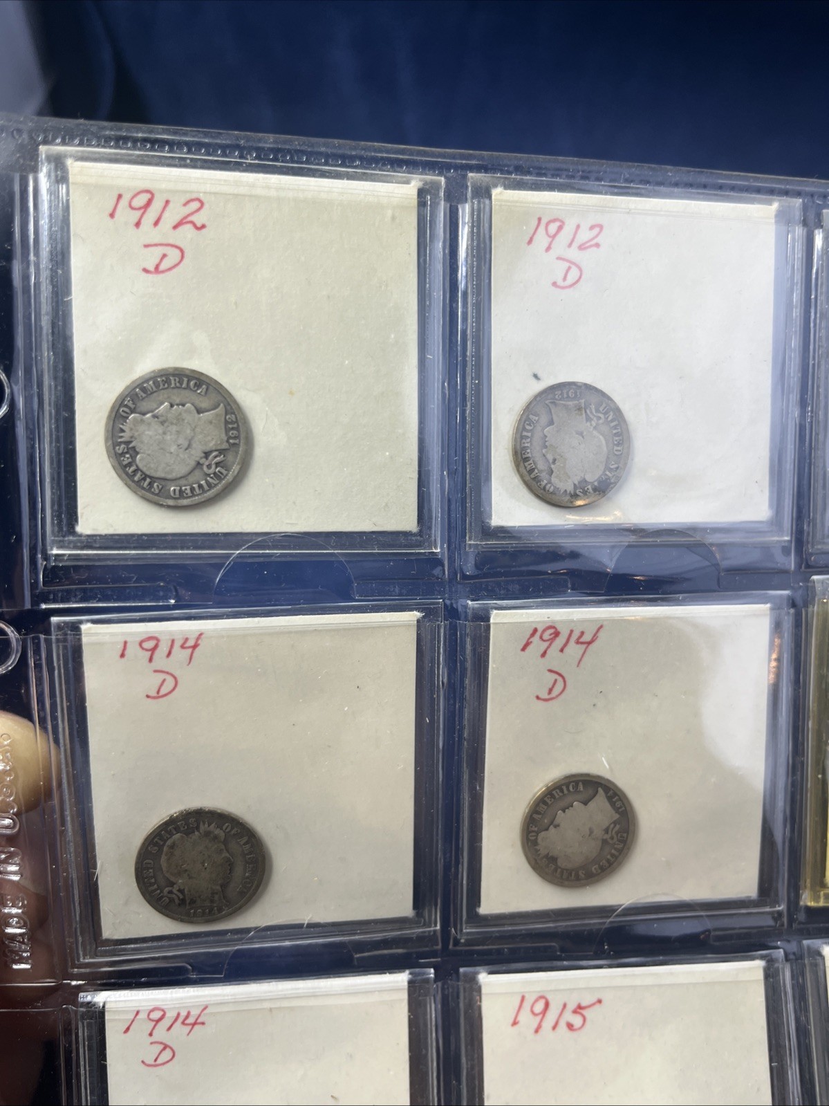 20 Barber Dimes - Lot F 110