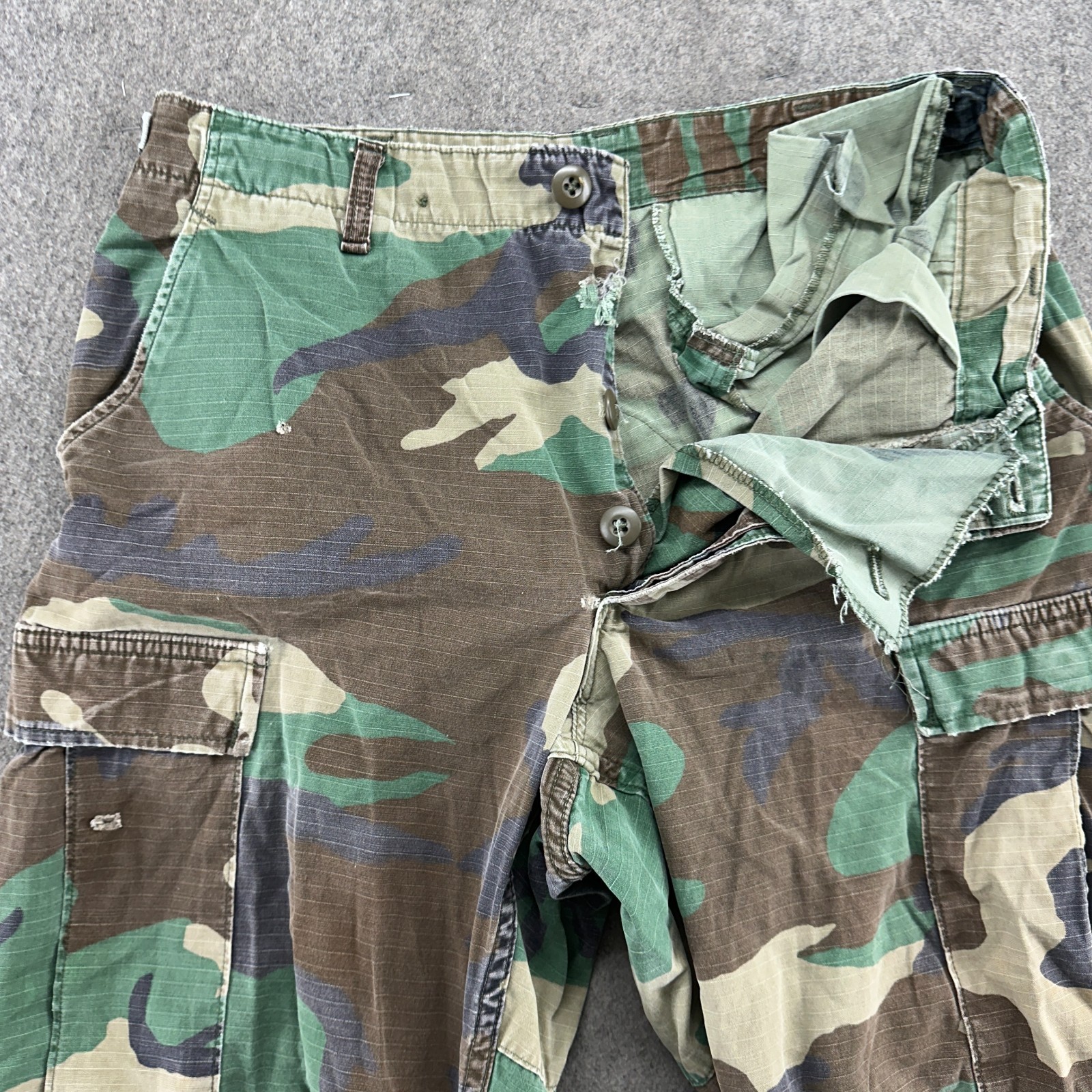 US Army Pants Small Regular Camo Tactical Hot Weather Pockets USGI Combat