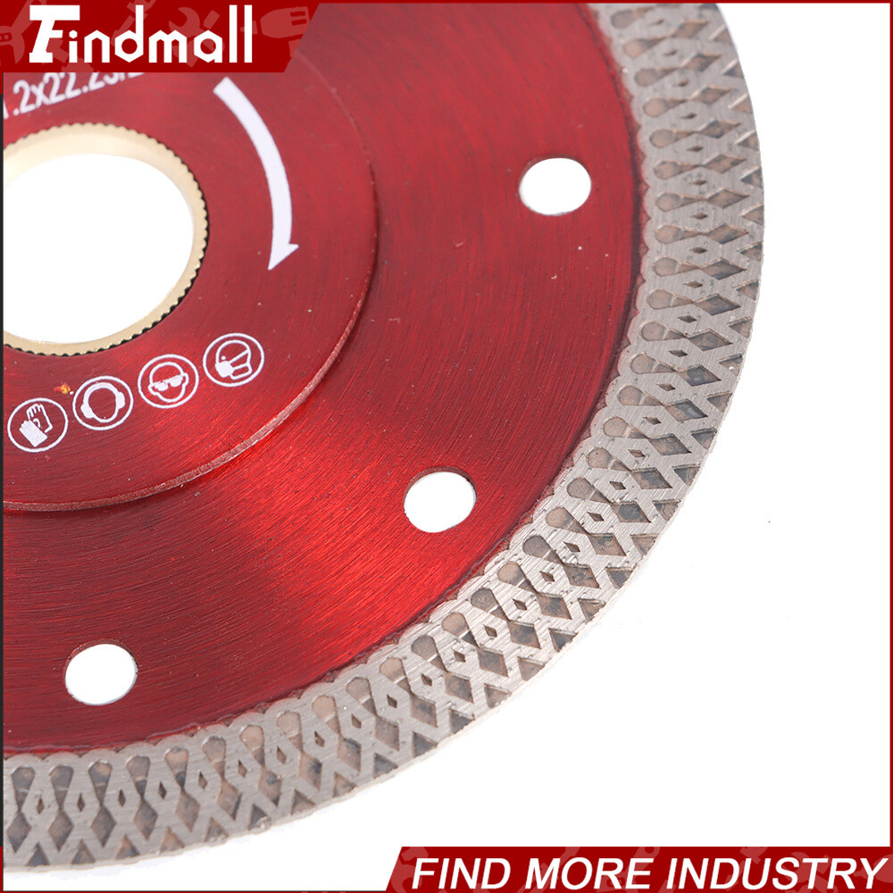 Findmall 2Pack 4.5" Diamond Porcelain Saw Blade Super Thin Ceramic Cutting Discs