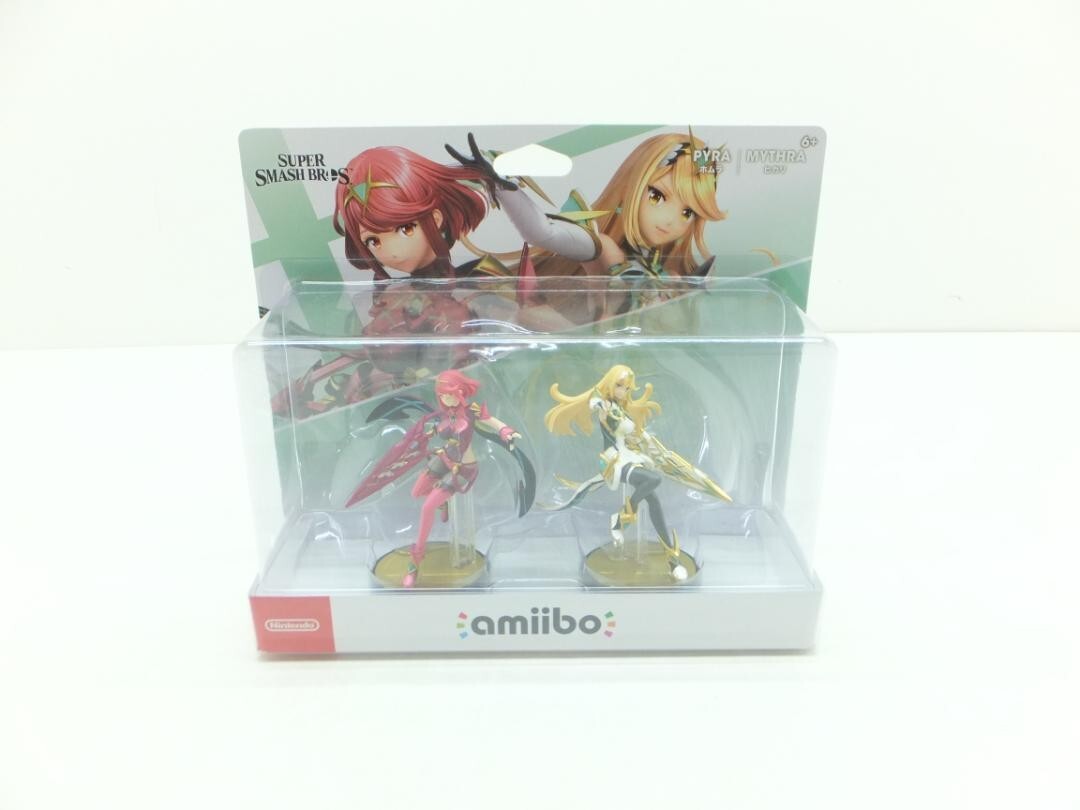 Nintendo amiibo Pyra Mythra Double Set  Super Smash Bros. Homura Hikari 2023