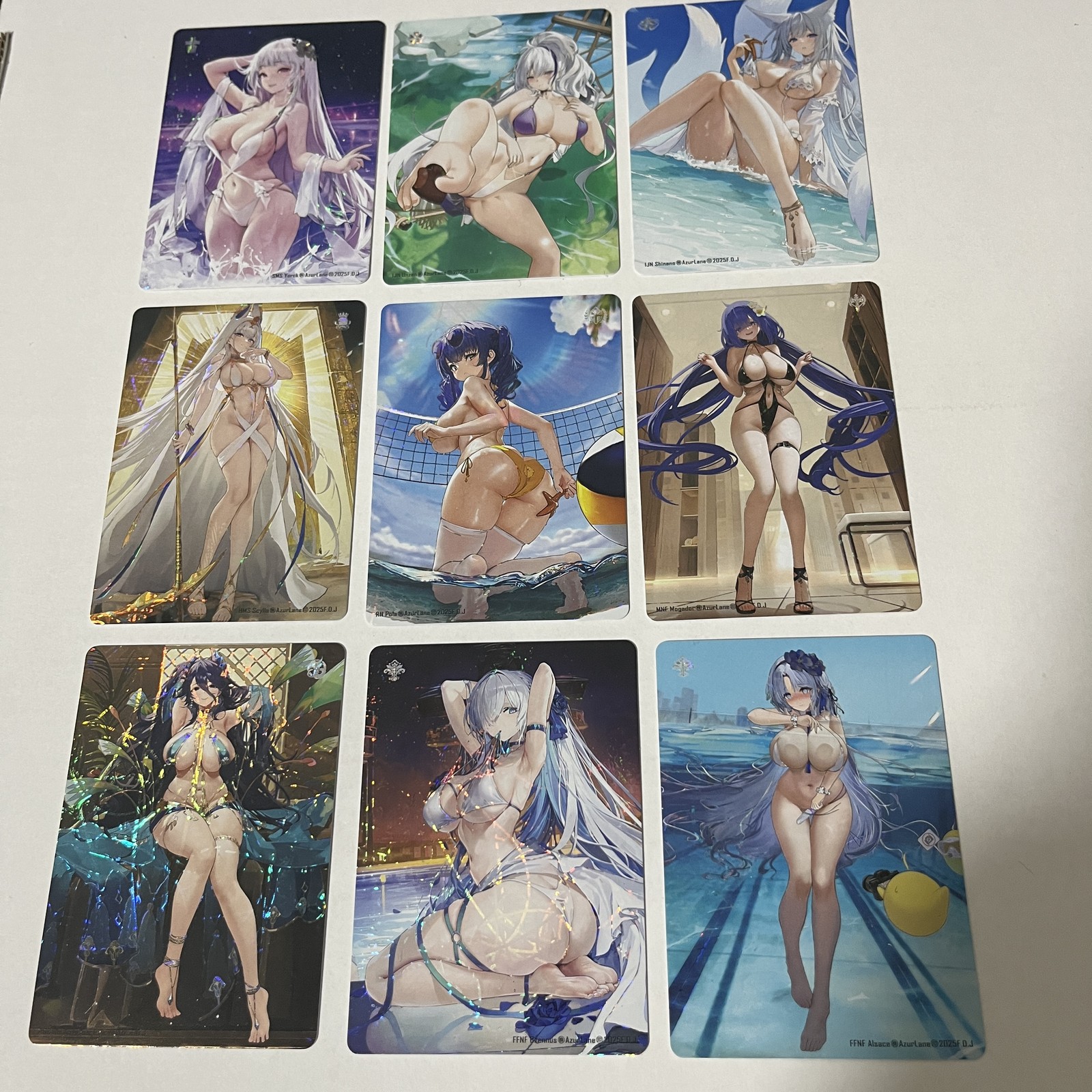 ACG|Azure Lane Illust Card Choose Any version|Textured|JP|DIY Fan-made