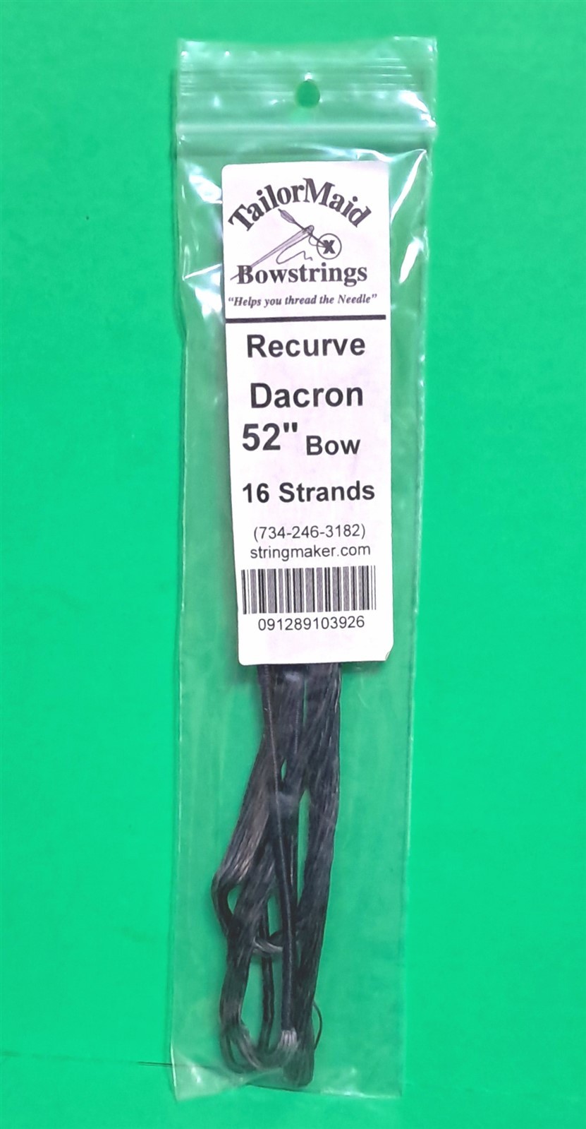 New TailorMaid Premium Recurve Bow Replacement String - 52" AMO - 16 st B-50