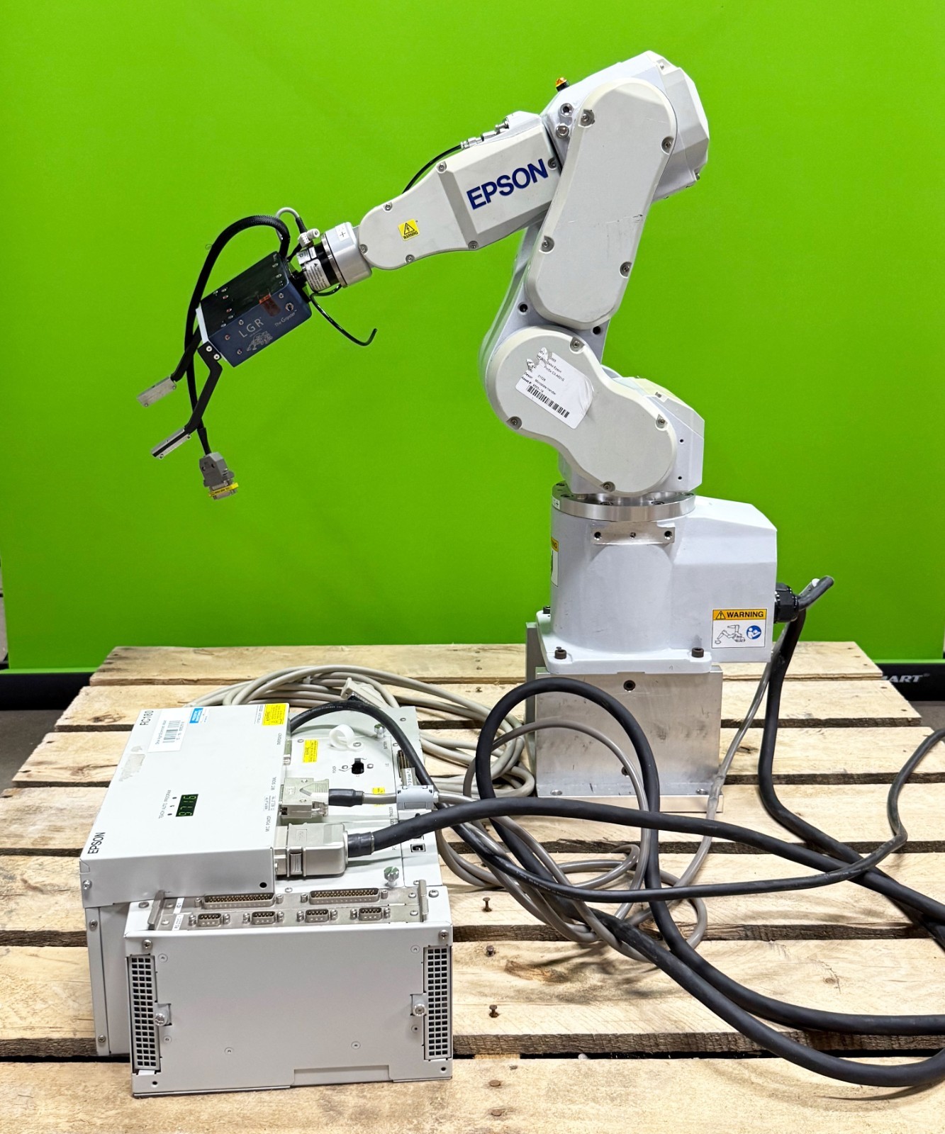 EPSON C3-A601S ProSix 6-Axis Robot 12kg Load 600mm Reach 240VAC RC180 Controller