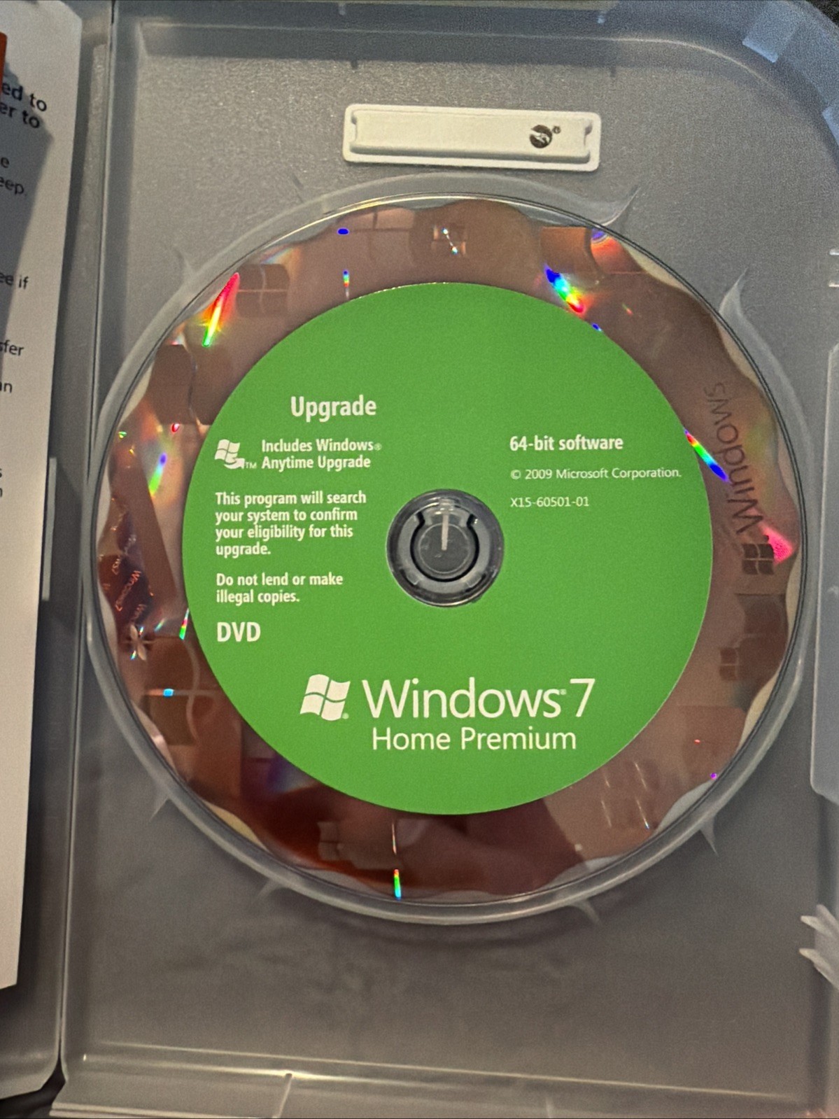 Microsoft Windows 7 Home Premium Upgrade - 32 & 64-Bit DVD Set - Complete A-1122