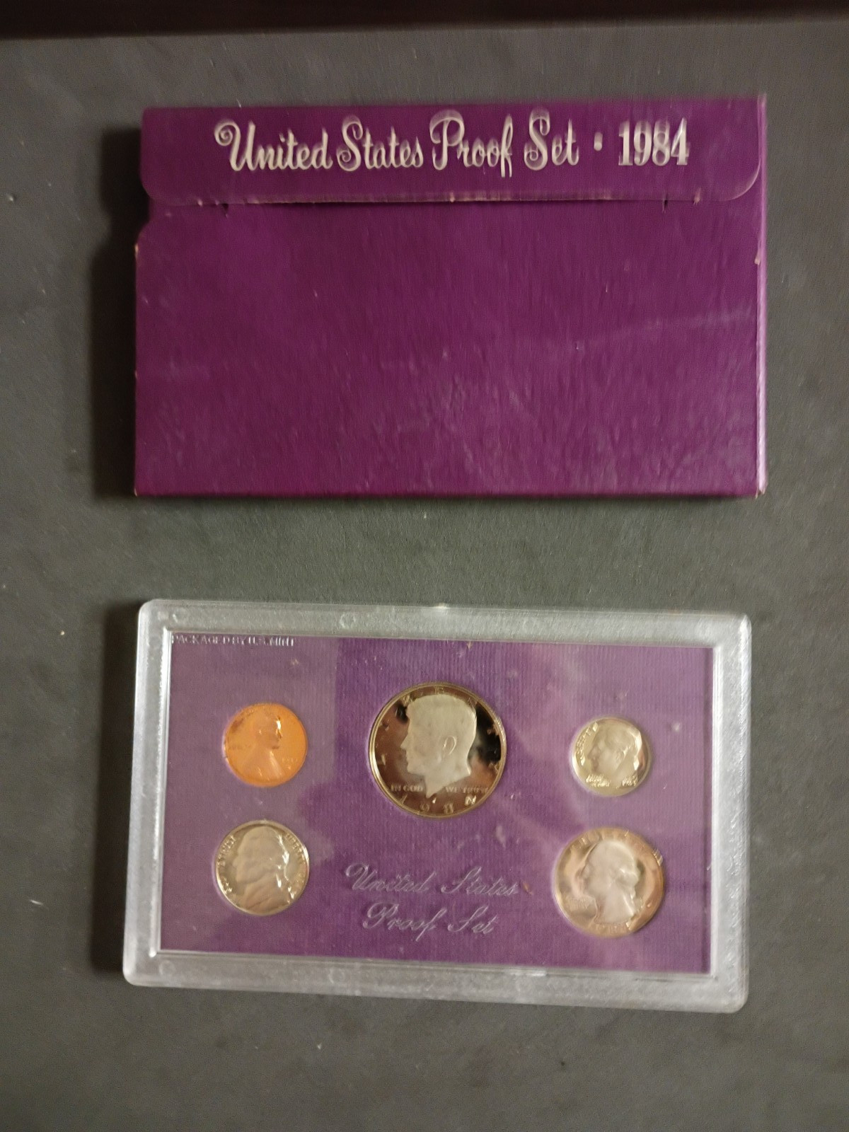1984 United States proof set with original box