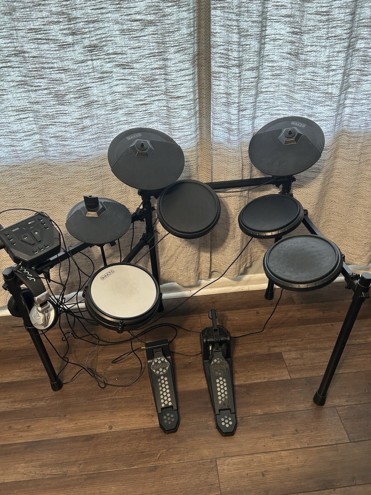 Simmons SD200 Electronic Drum Kit Built-in Effects Pads S200M Module