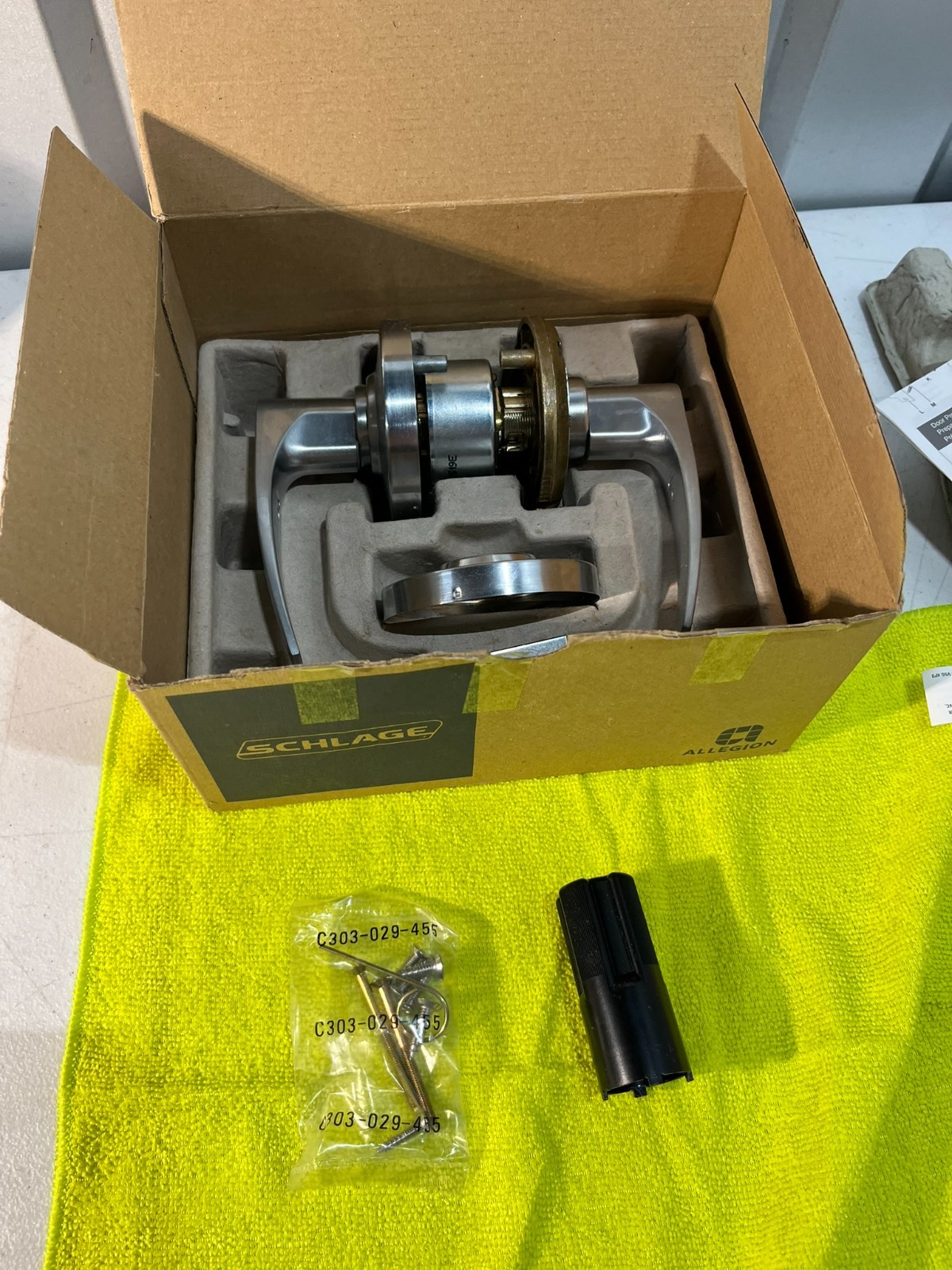 Schlage ALX53PD Commercial Lever Lockset Satin Chrome Open Box