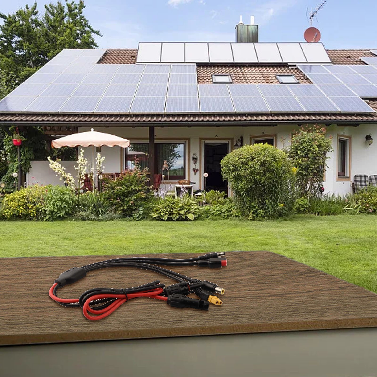 Solar Adapter Kit Station Adapter 140W18V Compatibility Anti-corrosive