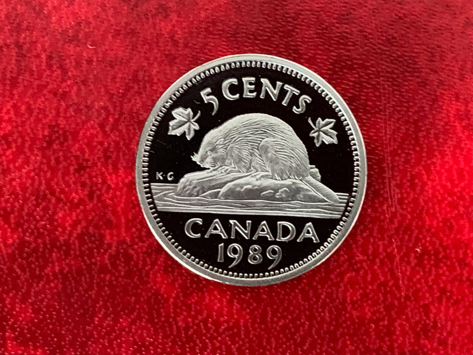 Canada 5 Cent 1989 Proof Coin-Uncirculated