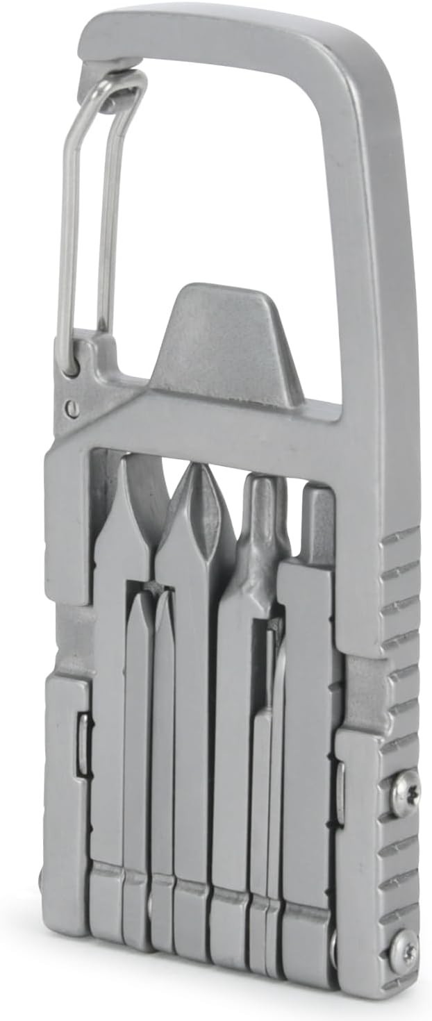 12 in 1 Keychain Multitool Screwdriver Bit Folding Multi Tool Bottle Opener