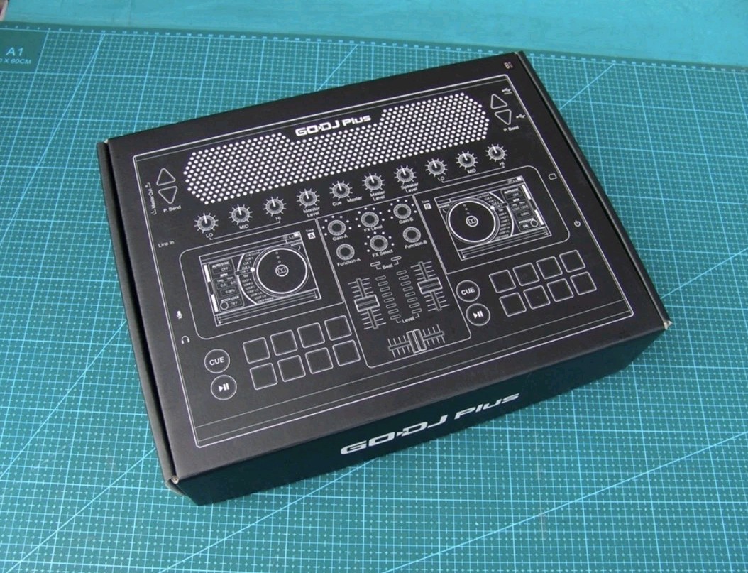 [Brand new] GODJ PLUS-B Portable DJ Equipment Full Digital Speaker BLACK English