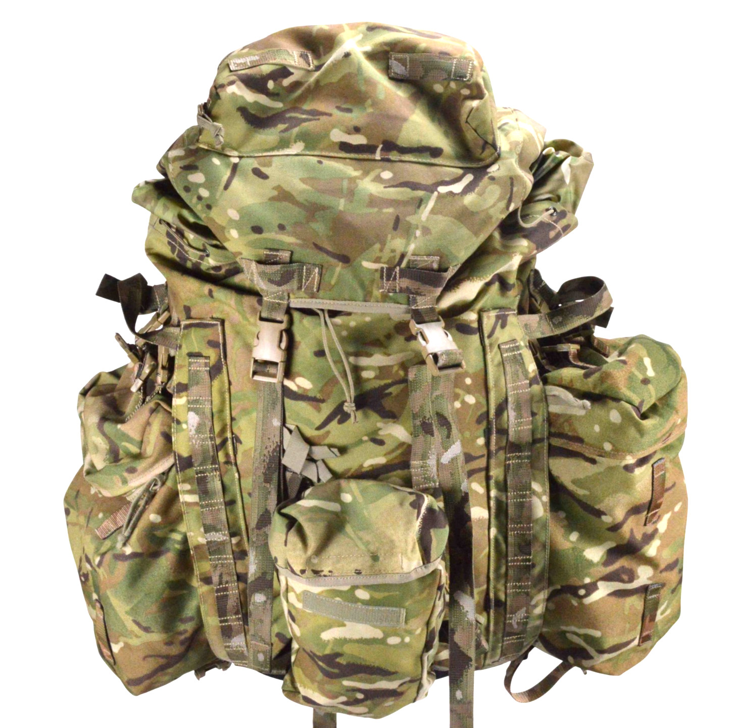 British Army PLCE MTP Bergen Rucksack Frame Pouches Rocket Pack Yoke IRR