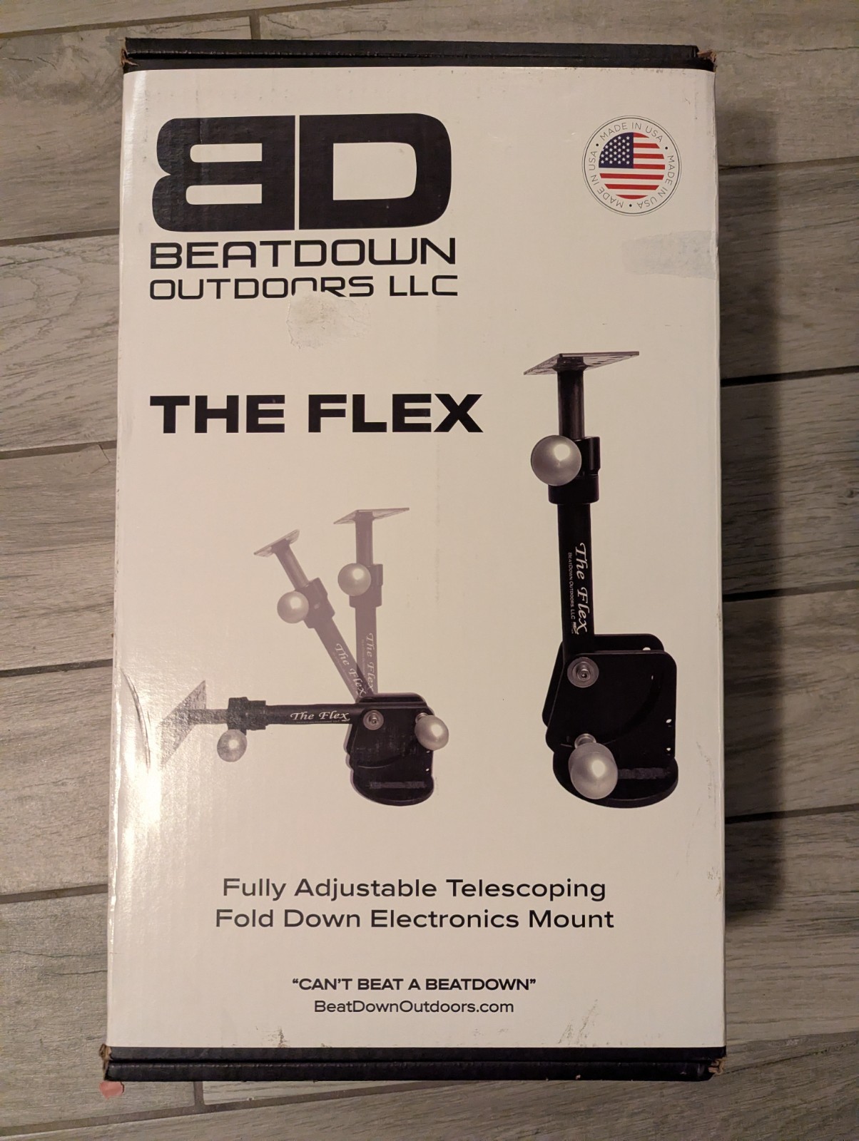 BeatDown Outdoors The Flex Sonar Fold-Down Mount with Double Stack