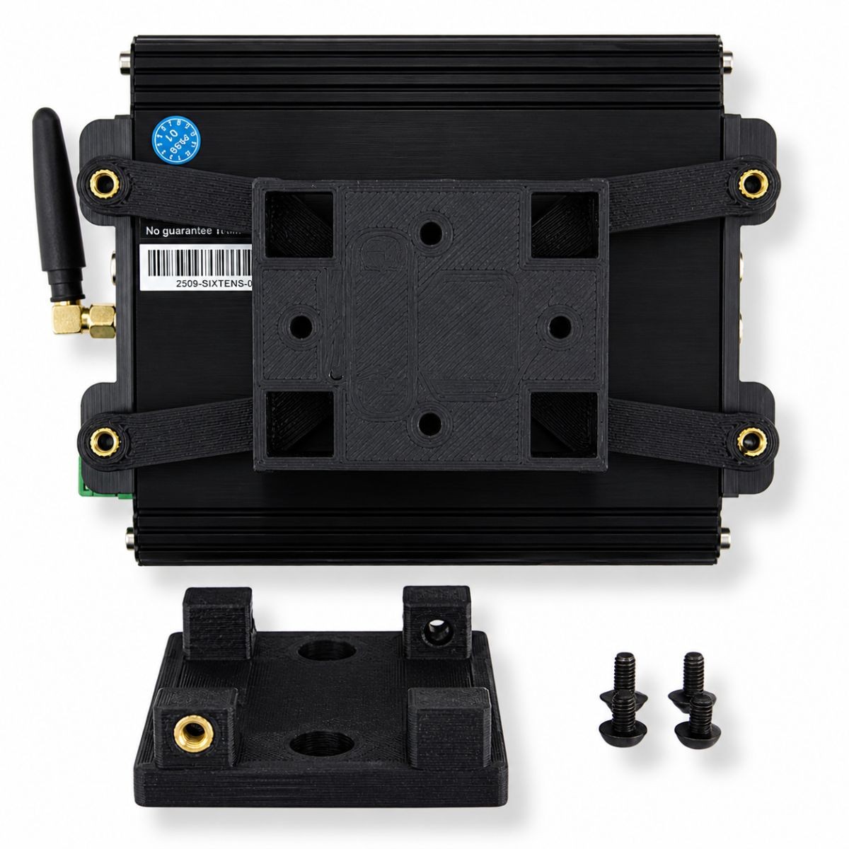 B2 Audio SixTen Black 10Ch Bluetooth DSP 4V 96kHz w Floating Mount Bracket