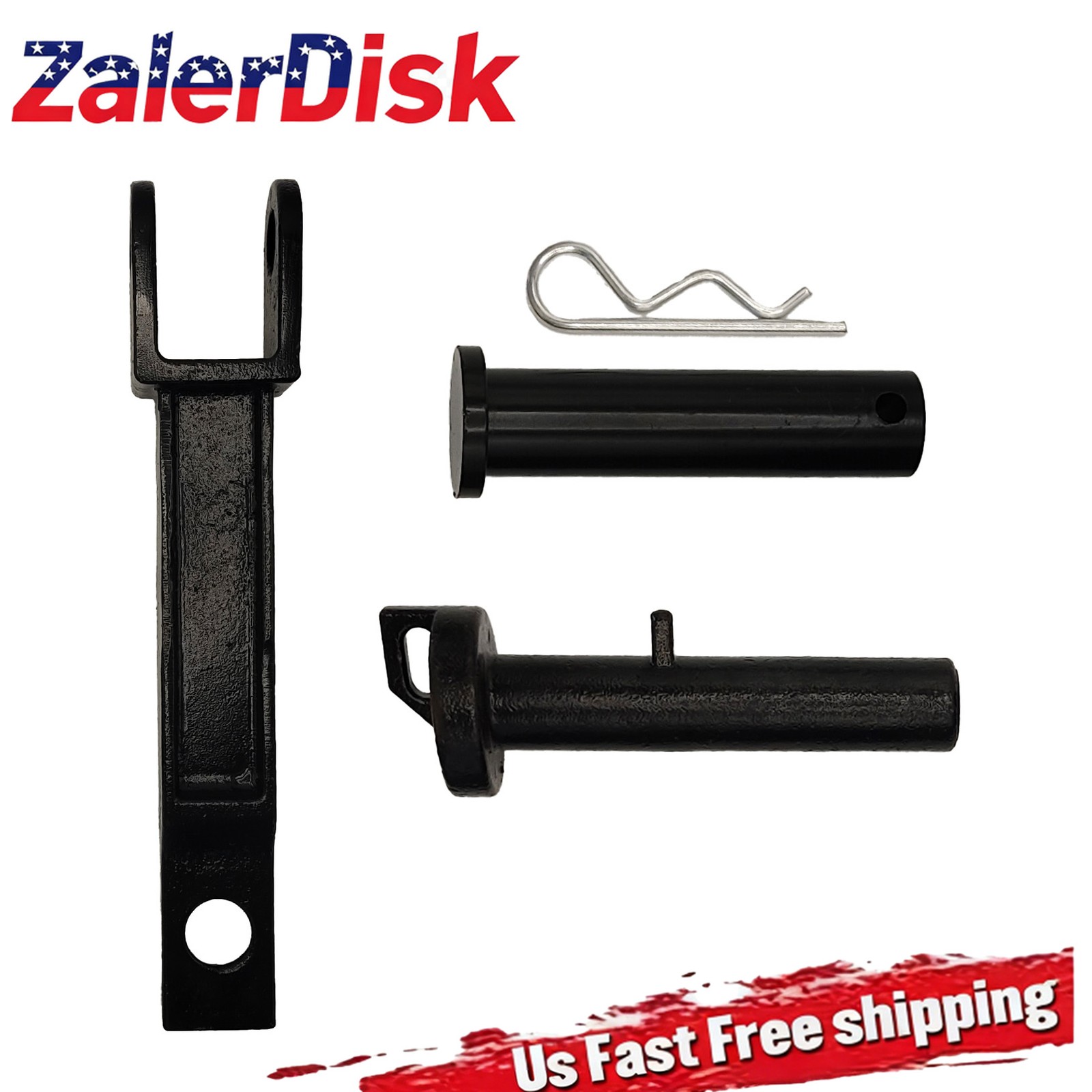 A20-6014 Single Tow Hook for Peterbilt / Kenworth with Pull Pin & Frame Pin