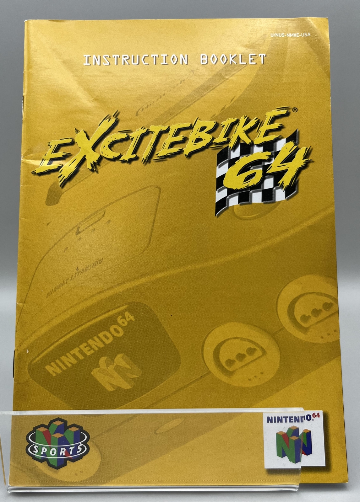 Excitebike 64 (Nintendo 64, 2000) Instruction Booklet ONLY