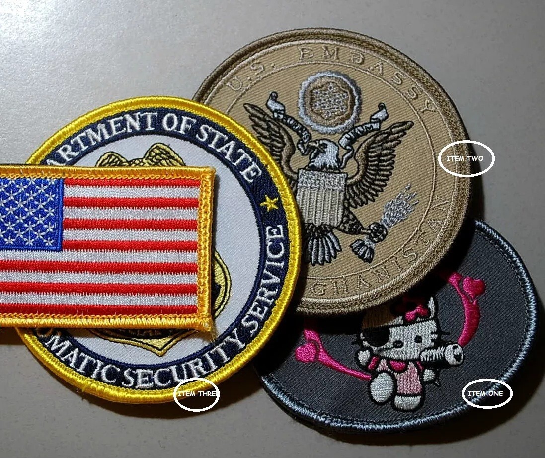 US EMBASSY KABUL AFGHANISTAN STATE DEPT WPS CONTRACTOR DDS PATCH: ITEM ⭐#3 only⭐