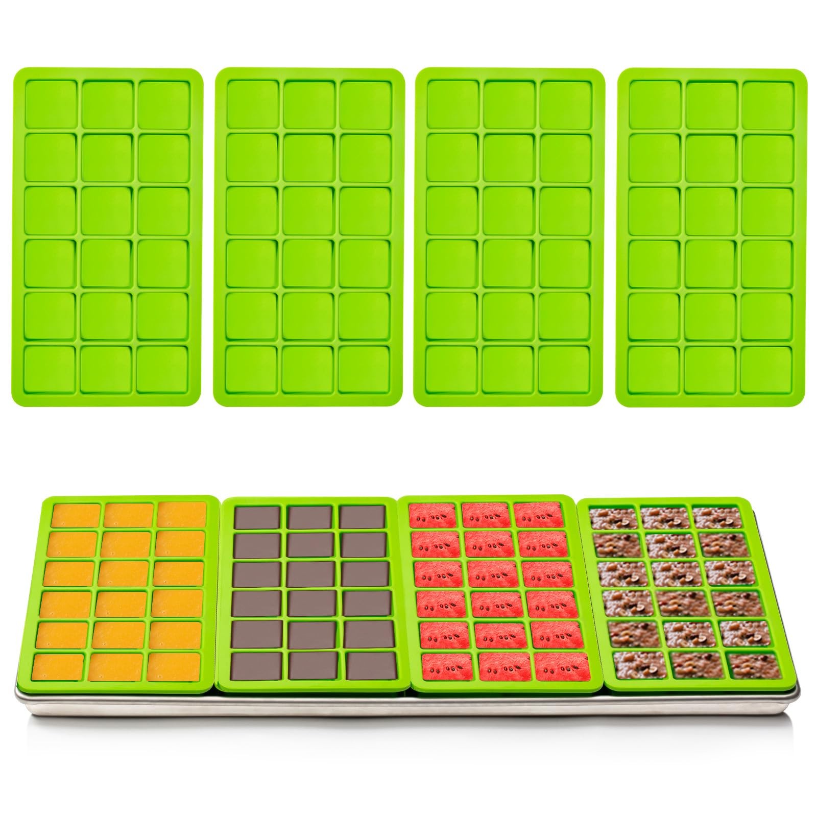 Large 18 Cavity Silicone Tray Dividers for Harvest Right Freeze Dryer Large T...