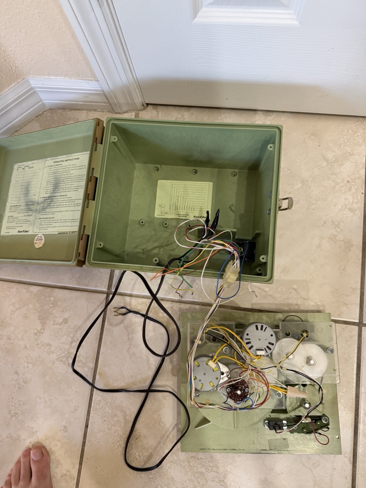 Rainbird RC7I Controller Untested No Power Cord