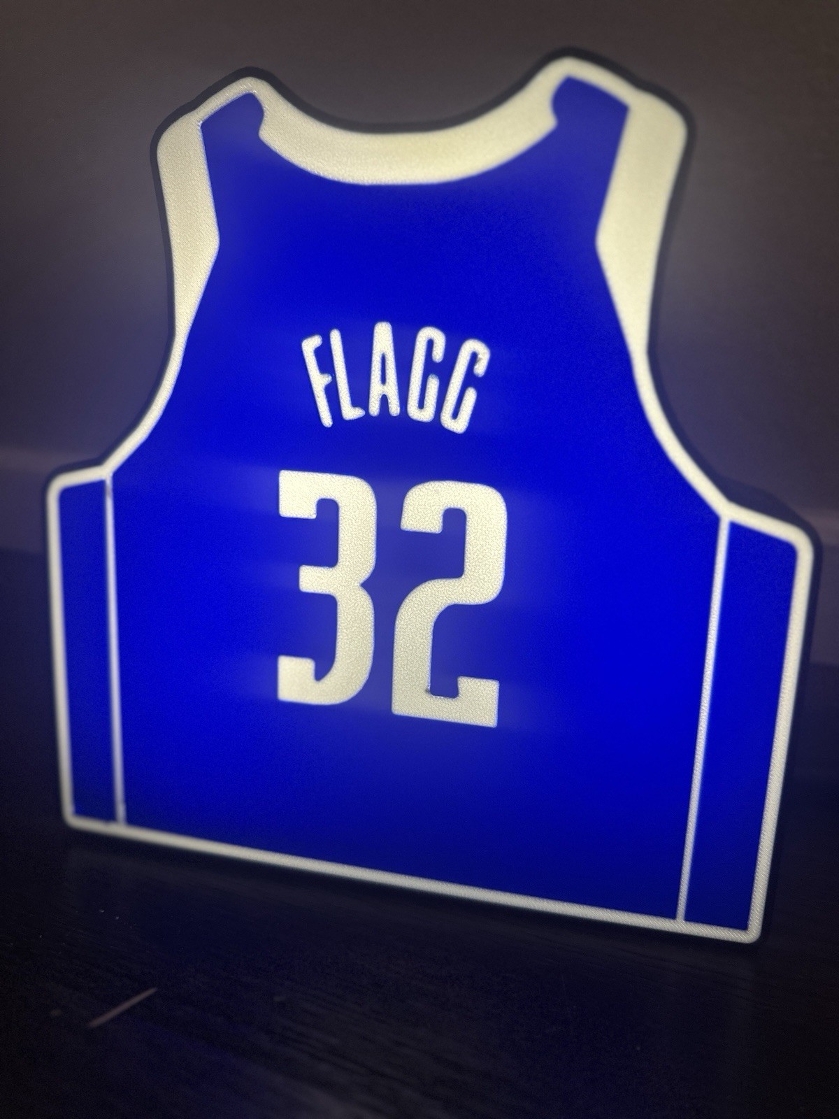 Cooper Flagg Dallas Mavericks #32 Jersey Night Light Light Box USB LED Sign New
