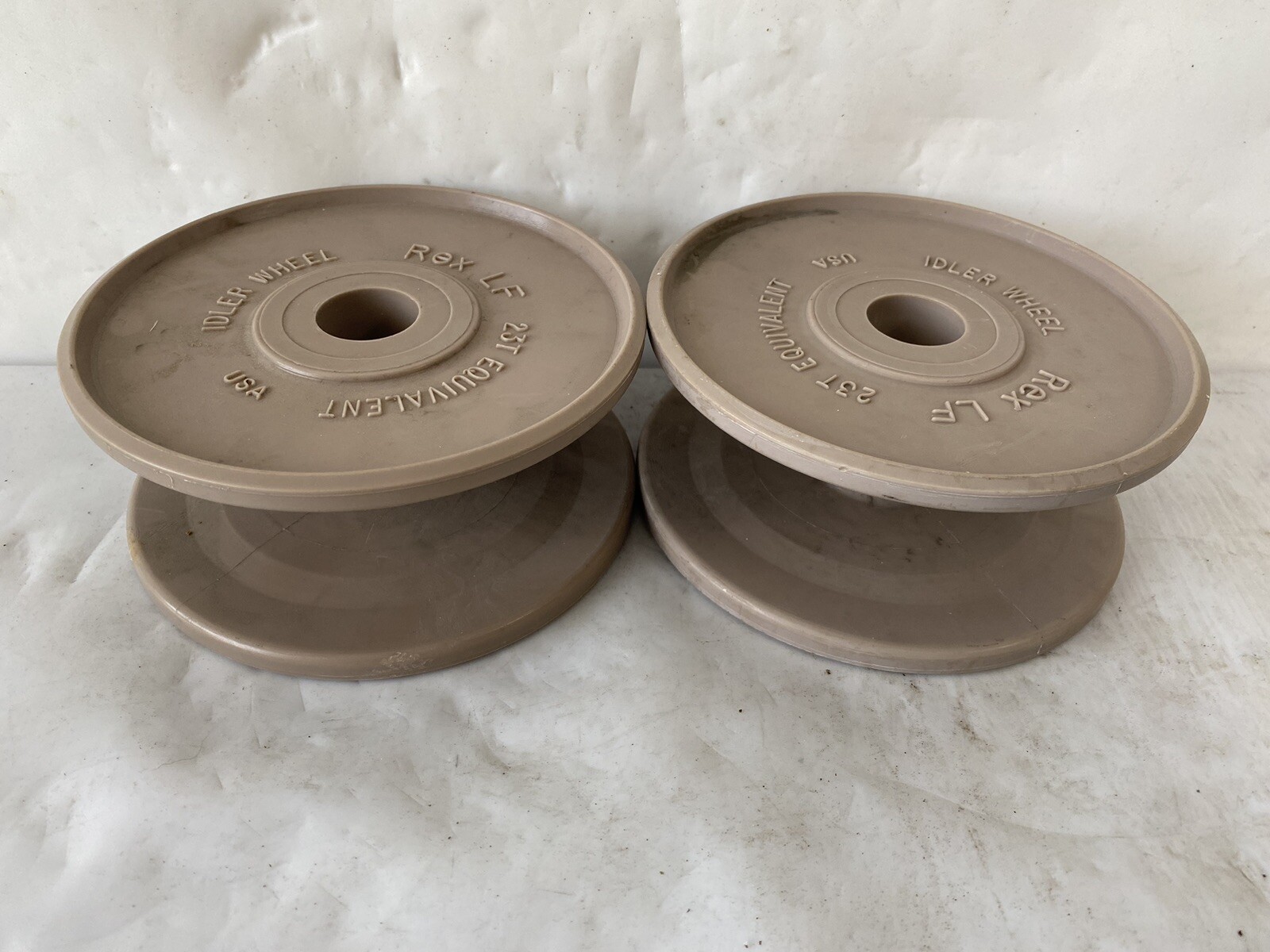 Lot Of 2 Rex Equivalent Idler Wheel LF 23T Used Made In The USA
