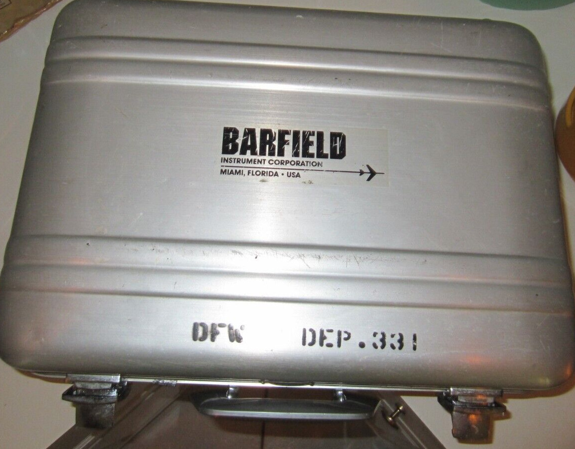 BARFIELD 727 737 FUEL QUANTITY TEST SET DELTA AIRLINES DFW AIRPORT AS PICTURED