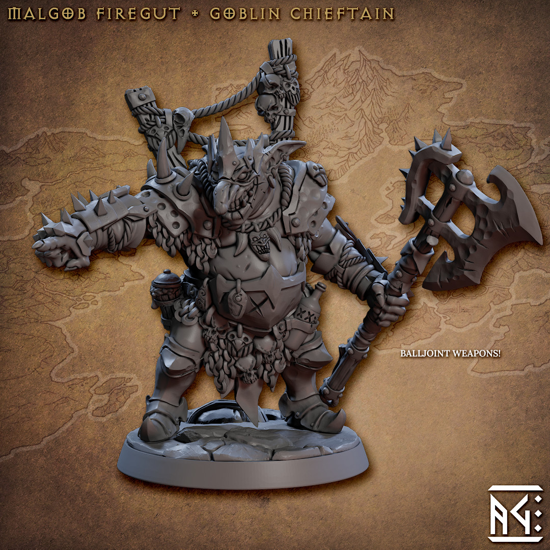 Goblin Hero - Barbarian / Berserker - Artisan Guild - Dungeons and Dragons