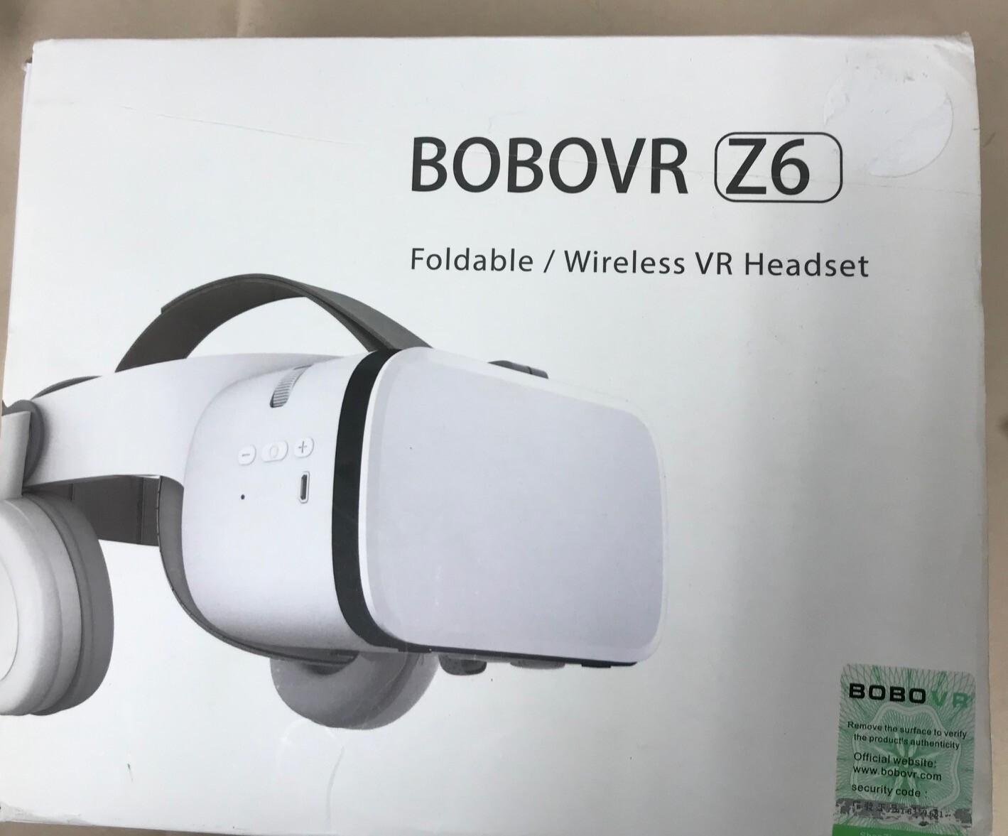 BOBOVR Z6 Foldable Wireless VR Headset NEW
