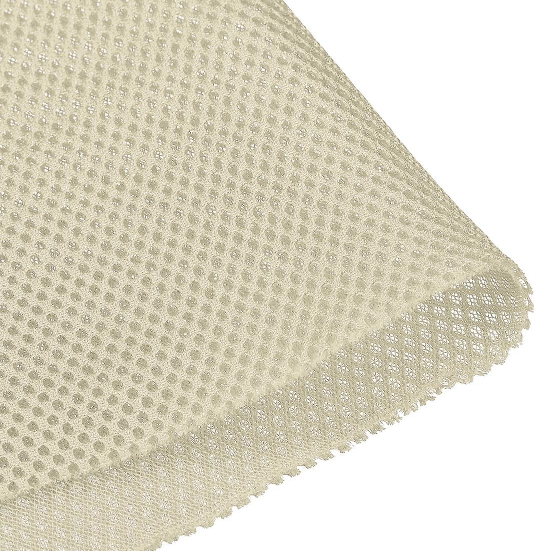 uxcell Beige Speaker Mesh Grill Stereo Fabric Dustproof 0.5x1.45M 20 x 57...