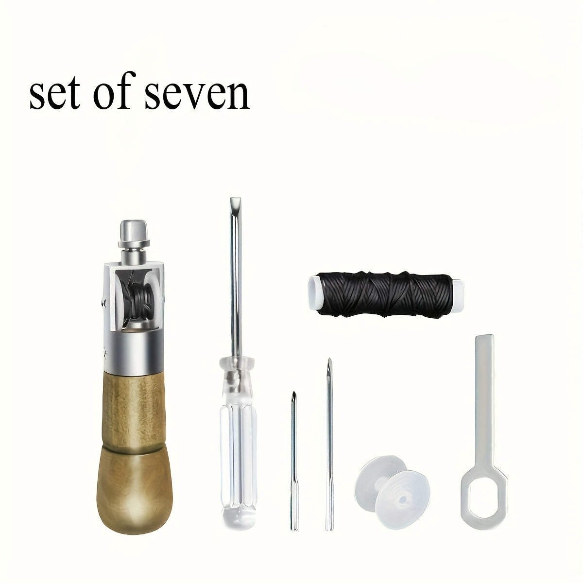 Professional Lockstitch Needle And Thread Set - High-quality Craft, Furniture, A