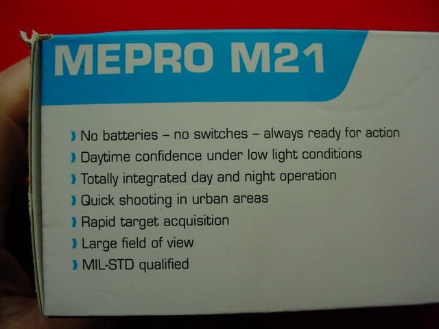 Meprolight- Mepro M21-Reflex Sight-Picatinny- 0.3 Triangle Recticle- New !!