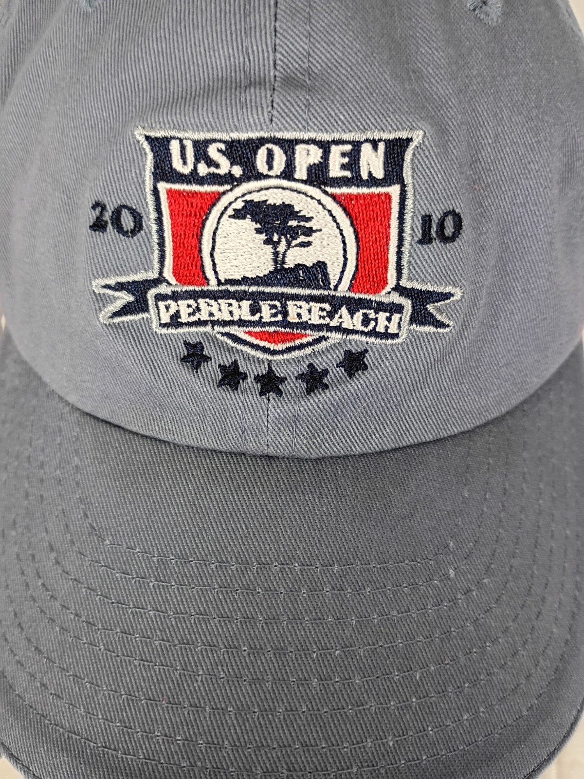 2010 US Open Pebble Beach USGA Member Hat Cap Golf Strapback Slate Blue