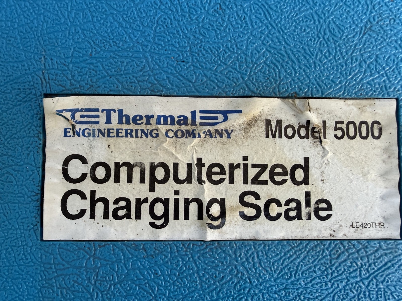 Thermal Engineering Model 5000 Digital Refrigerant Charging Scale HVAC AC w/ Cas