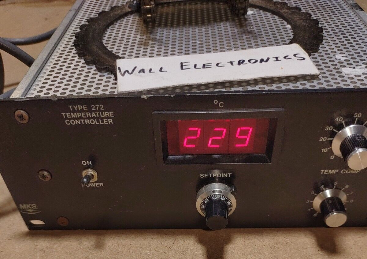 MKS Type 272 Temperature Controller =Used= Tested = Working =