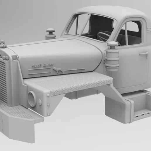 1/25 resin 3d printed MACK B-81 FOR MACK ENGINE HOOD 1/25 SCALE CAB