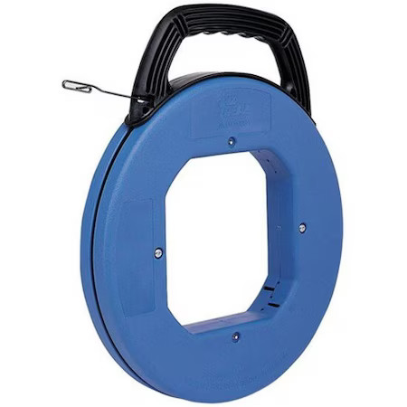 Ideal 31-057 Fish Tape, Length 240 Ft, Tape Width 1/8 In, Steel, Blue