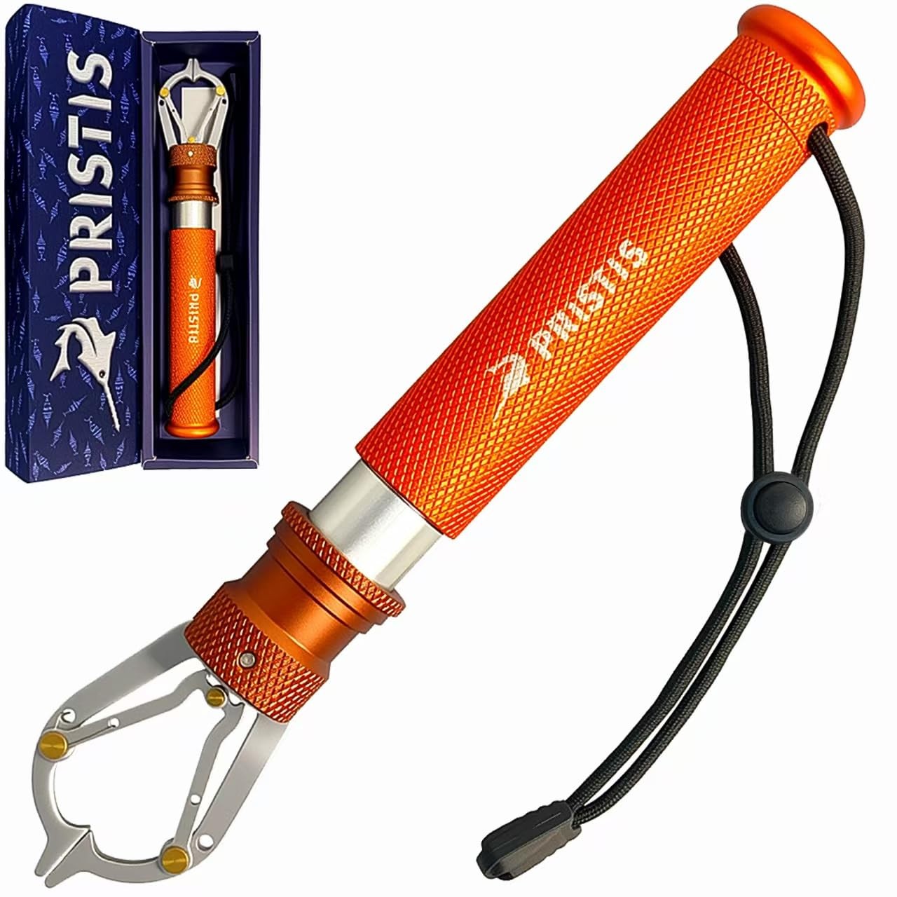 Metal Fishing Grabber, Locking Fish Lip Gripper with Lightweight Aviation Alu...