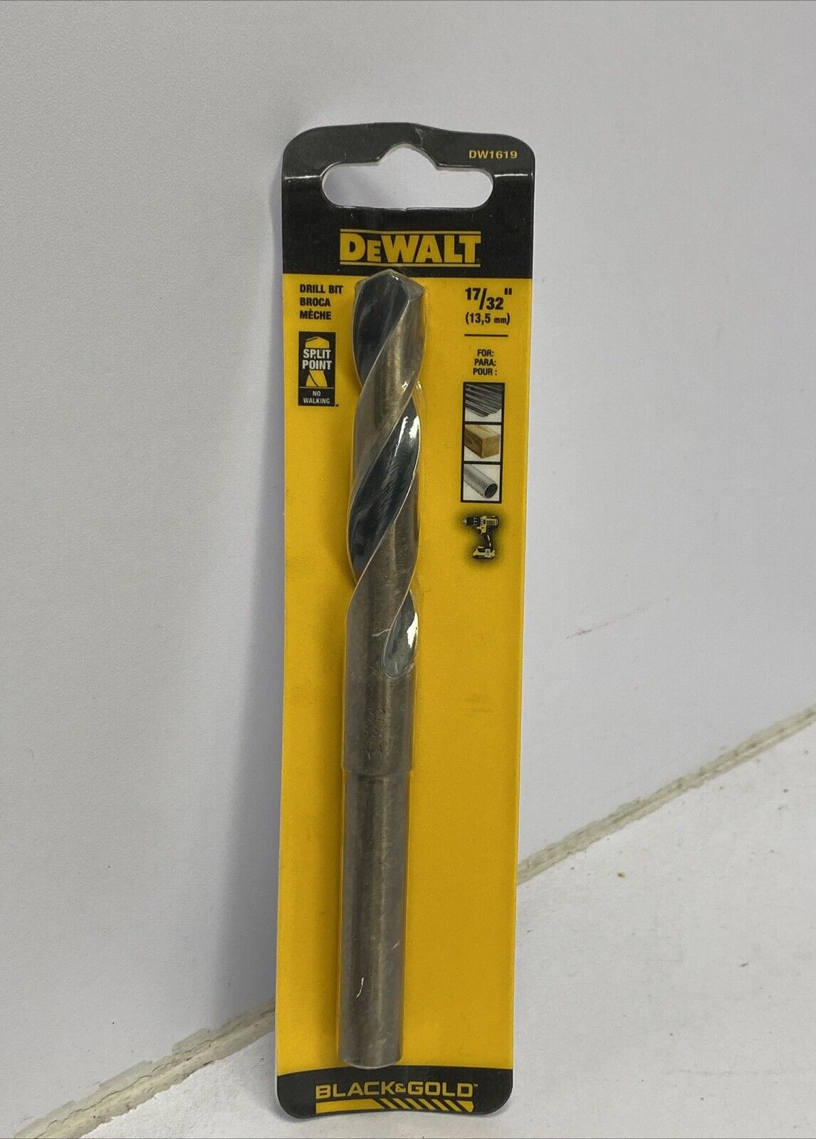 Dewalt DW1619 17/32" Drill Bit