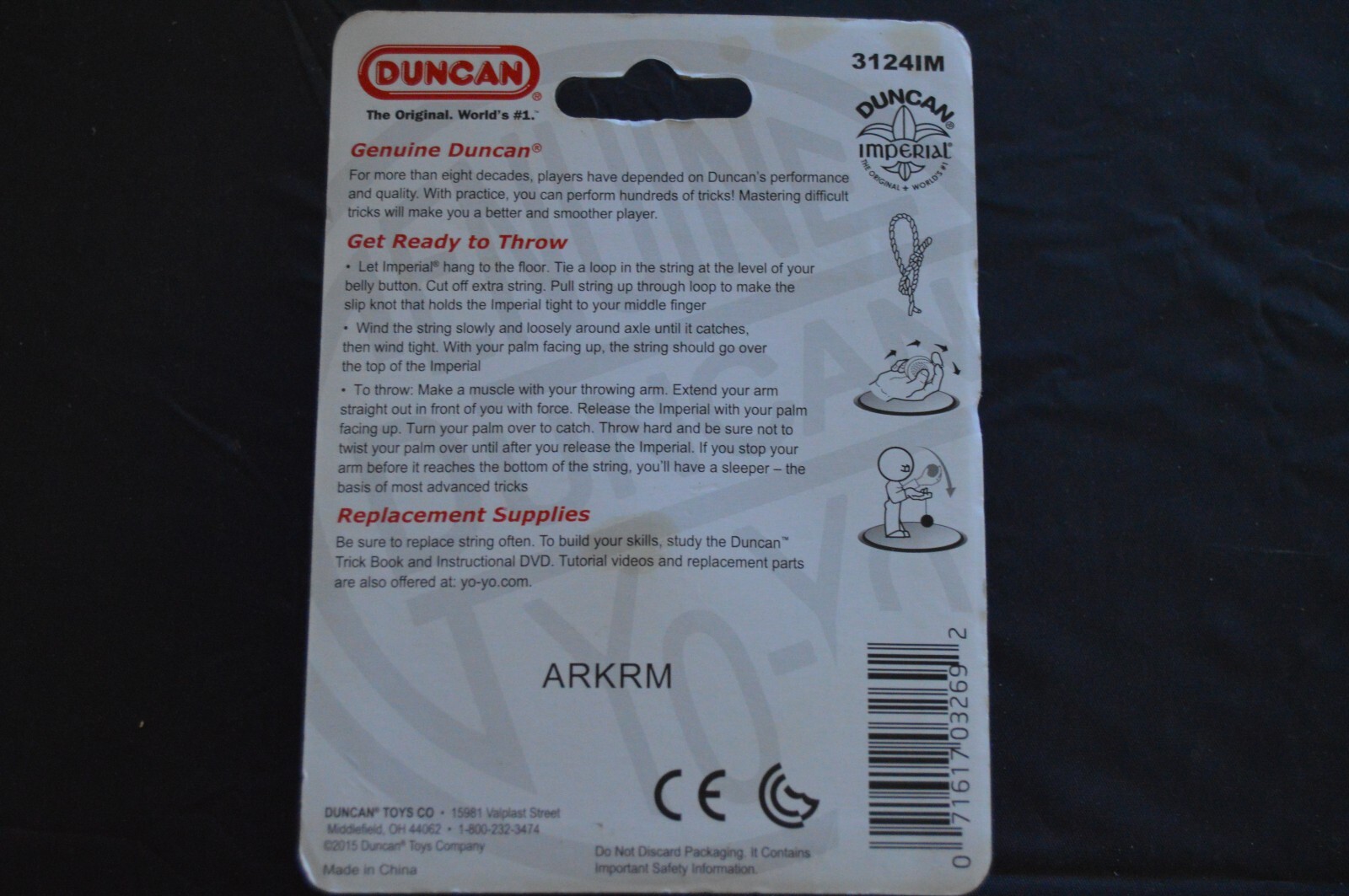 Duncan Imperial Yo-Yo Bright Orange New