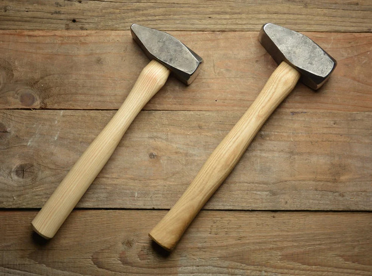 Blacksmith's cross pien hammer, hand forged Bine Rovtar