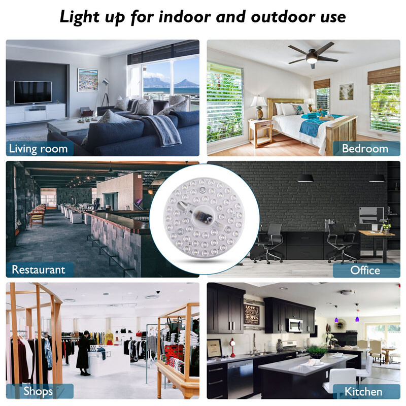 6" Ceiling LED Light Replacement Light Engine Retrofit Kit For Ceiling Fan Light